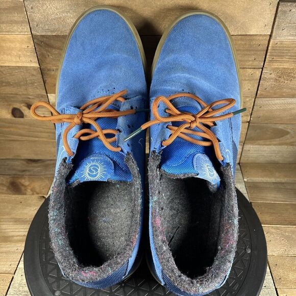 Nike Men’s Size 12 Trainers SB Shane Premium Signal Blue Suede Skateboard - Picture 5 of 10